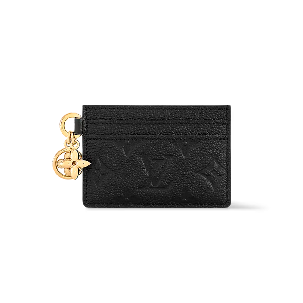 Louis Vuitton Tarjetero Charm Negro
