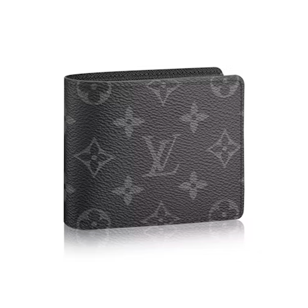 Louis Vuitton Cartera Canvas Gris Oscuro